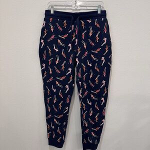 Katie Kime Women’s Bluebird Day Sweatpants Medium Resortwear Loungewear Ski